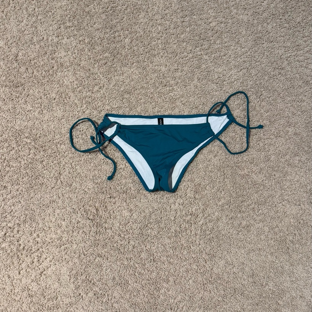 Adore Me Teal Tie-Side Bikini Bottom